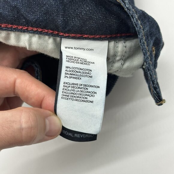 Tommy Hilfiger Freedom Boot Women's Size 10R Dark Wash Stretch Denim Jeans NWT - Picture 6 of 13